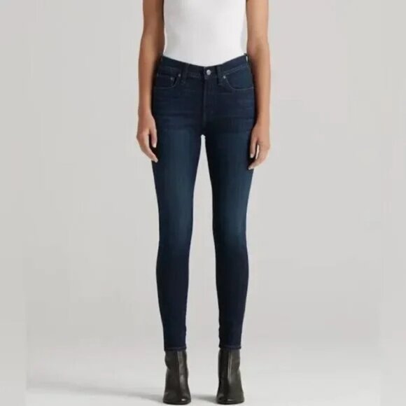 Edwin Pixie Mid Rise Skinny Jeans Legend Wash NWT Size 33 - Picture 1 of 7